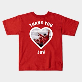 Thank you Luv Liverpool FC LFC Klopp YNWA Kids T-Shirt